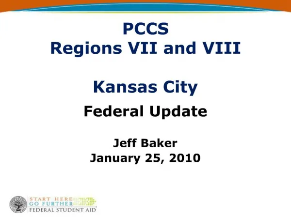 PCCS Regions VII and VIII Kansas City