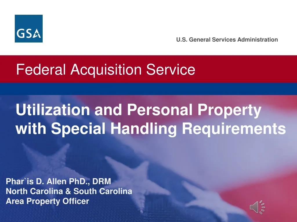 utilization and personal property with special