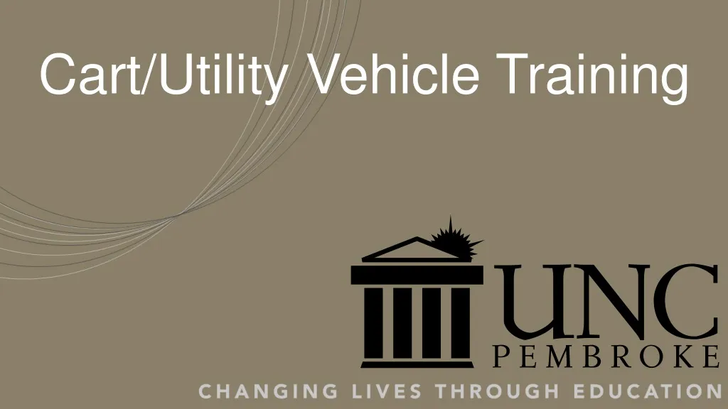 cart utility vehicle training
