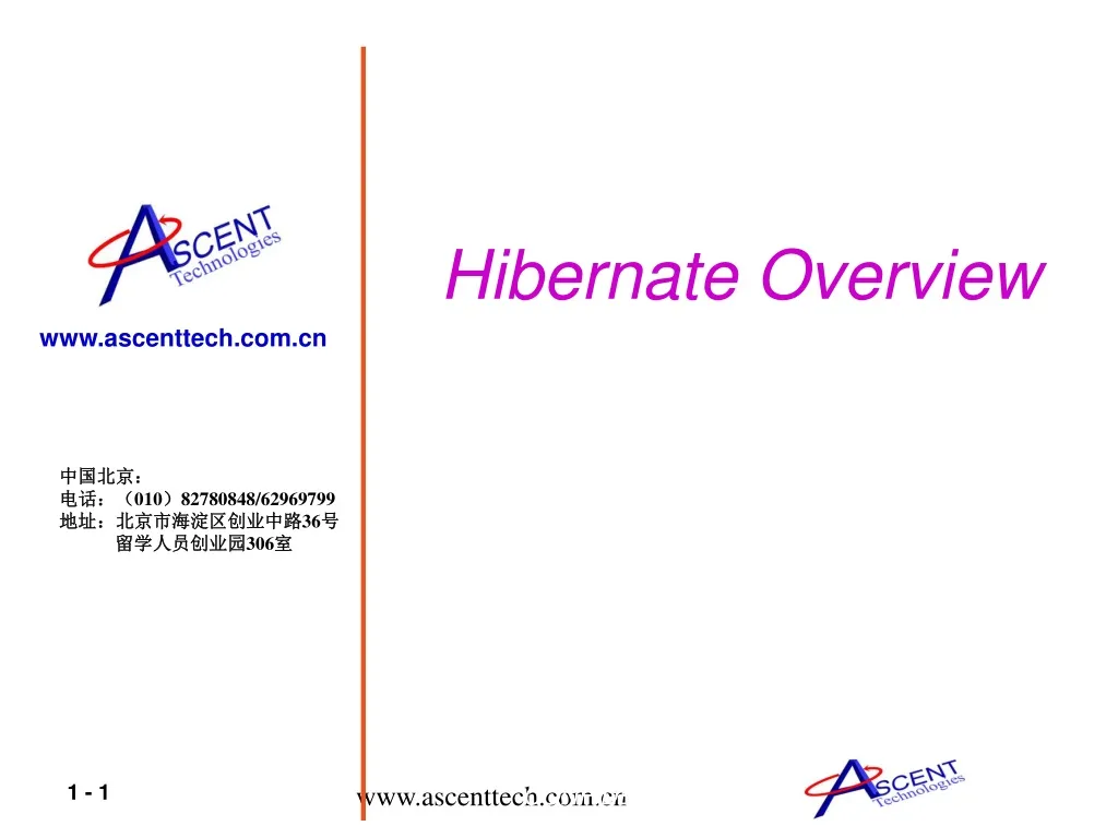 hibernate overview