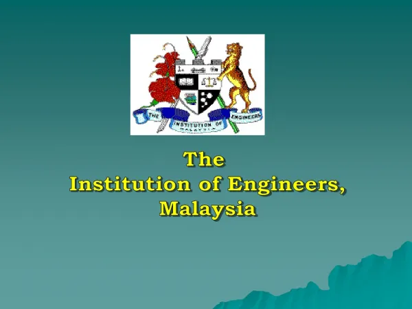 The Institution of Engineers, Malaysia