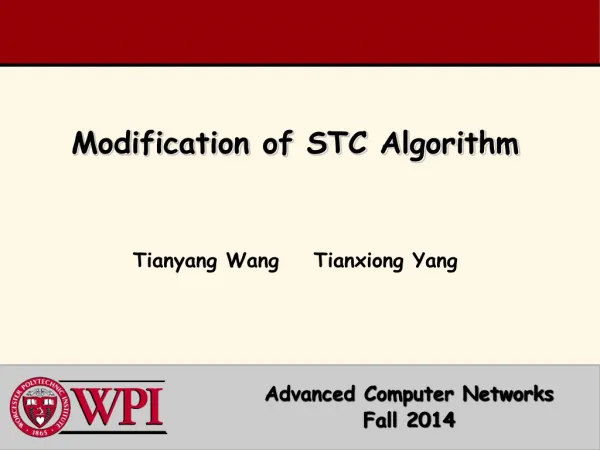 Modification of STC Algorithm