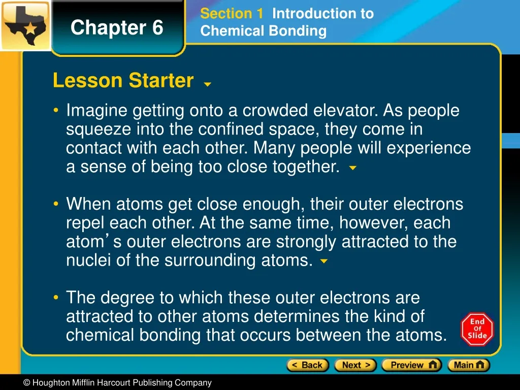 section 1 introduction to chemical bonding