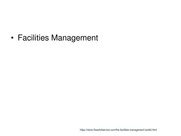 Facilities Management