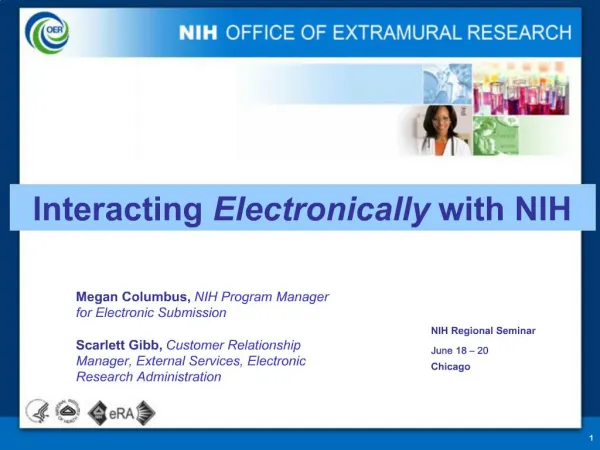 Interacting Electronically with NIH