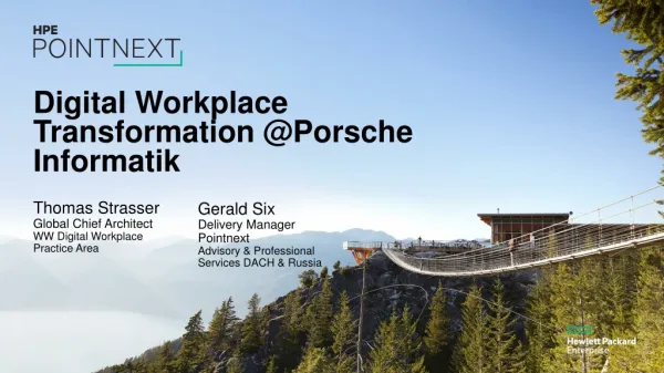 Digital Workplace Transformation @Porsche Informatik