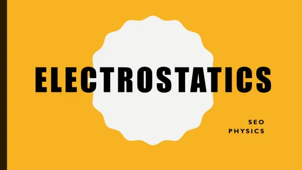 electrostatics