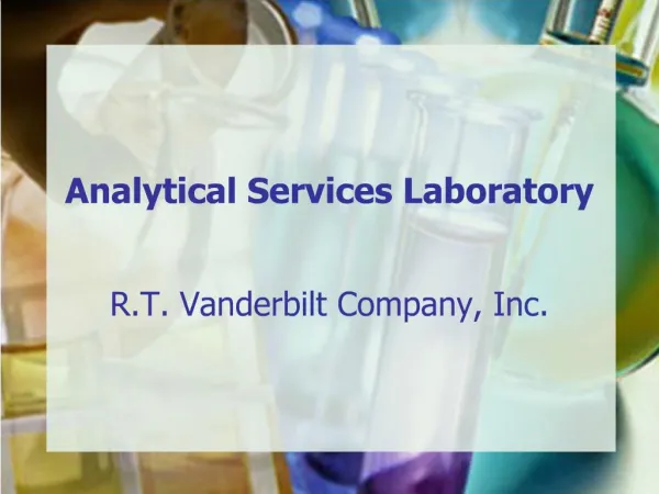 Analytical Services Laboratory