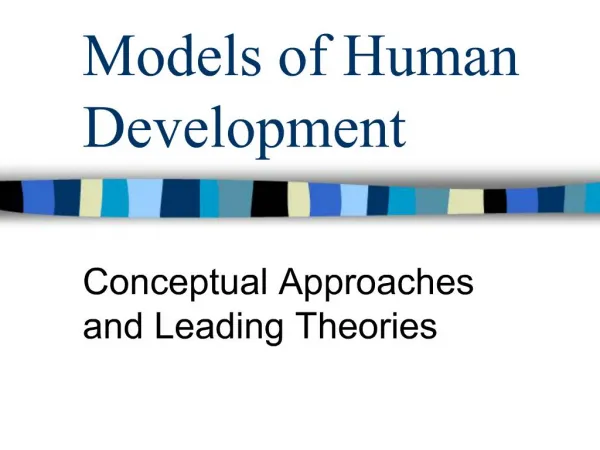 Models of Human Development