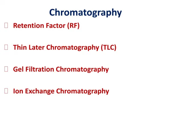 Chromatography