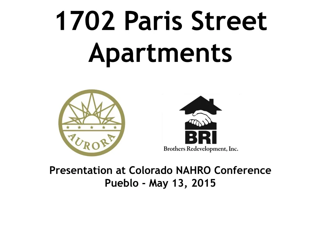 1702 paris street apartments presentation