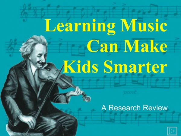 learning music ca make kids smarter