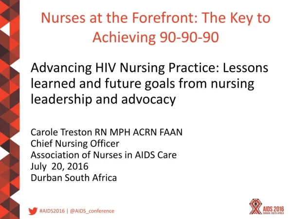 Nurses at the Forefront: The Key to Achieving 90-90-90