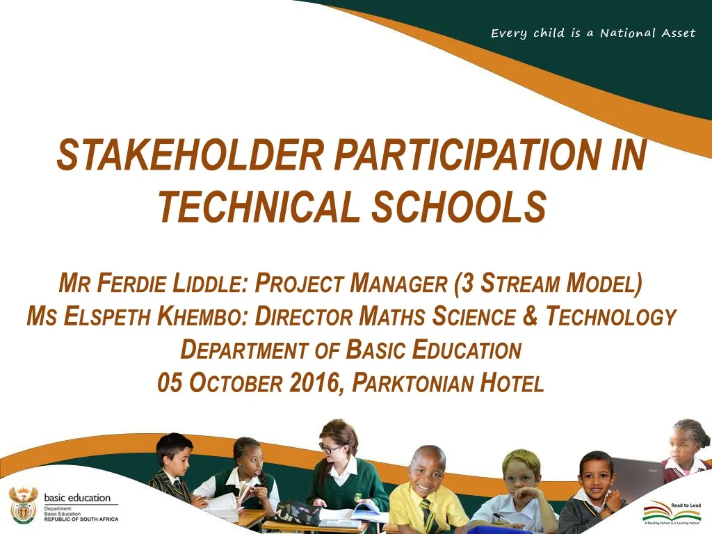 stakeholder participation in technical schools