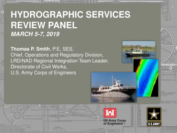 Hydrographic services review panel march 5-7, 2019