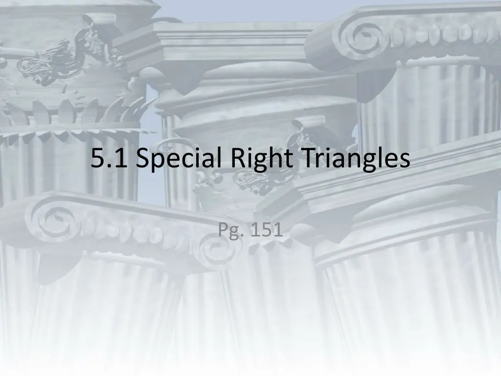 5 1 special right triangles