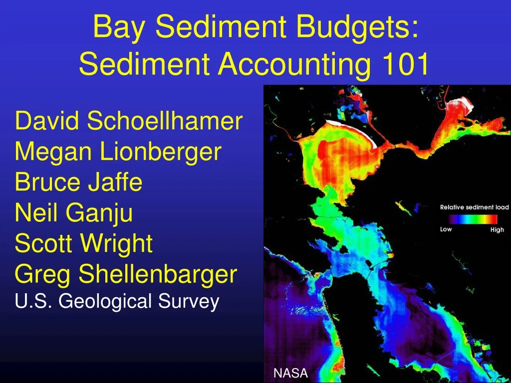 bay sediment budgets sediment accounting 101