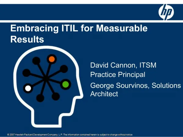 Embracing ITIL for Measurable Results