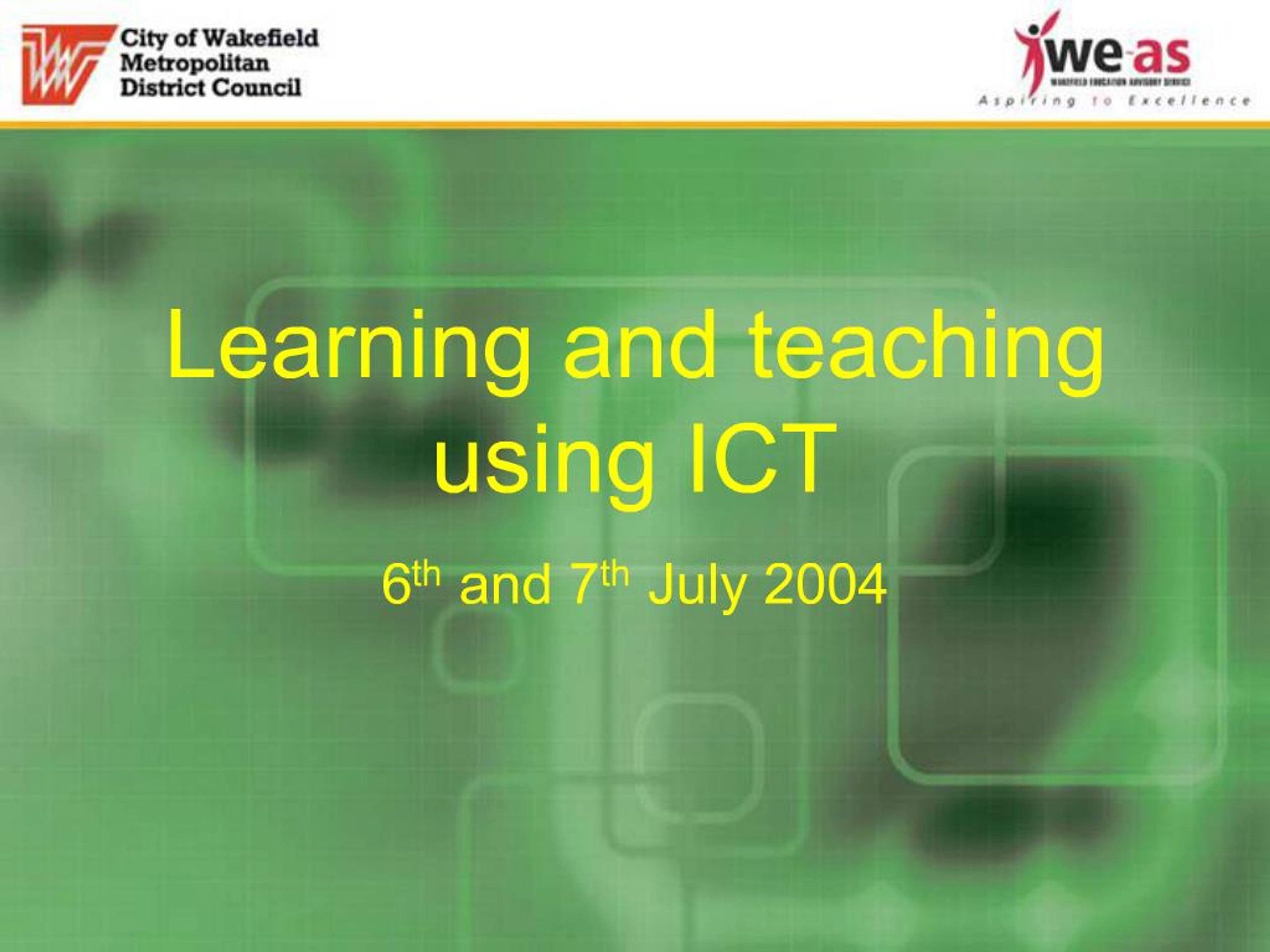 PPT - Learning and teaching using ICT PowerPoint Presentation, free ...