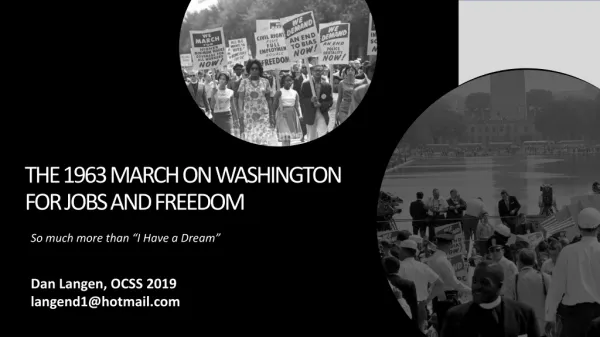 The 1963 March on Washington for Jobs and Freedom