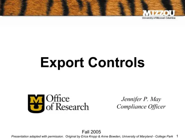 Export Controls