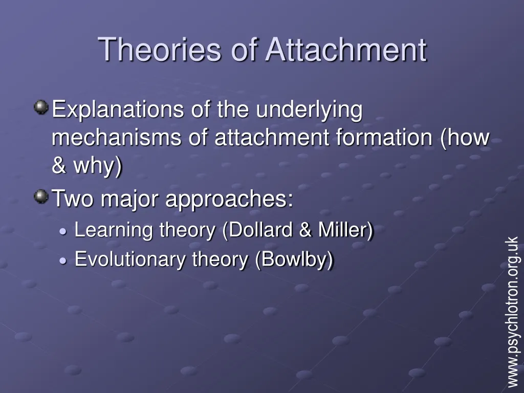 theories of attachment