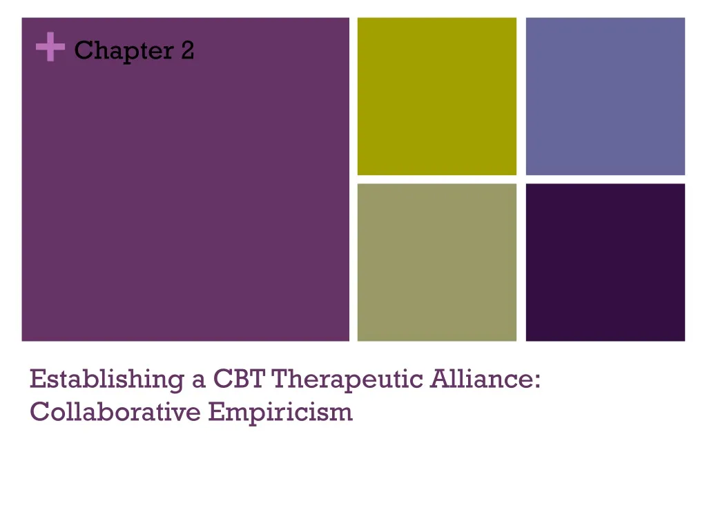establishing a cbt therapeutic alliance collaborative empiricism