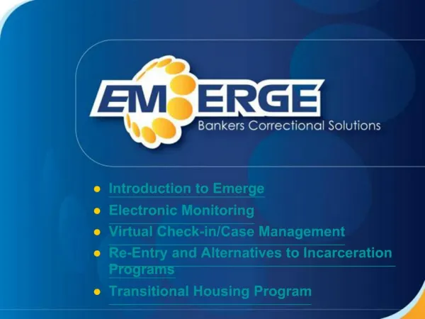 Introduction to Emerge Electronic Monitoring Virtual Check-in