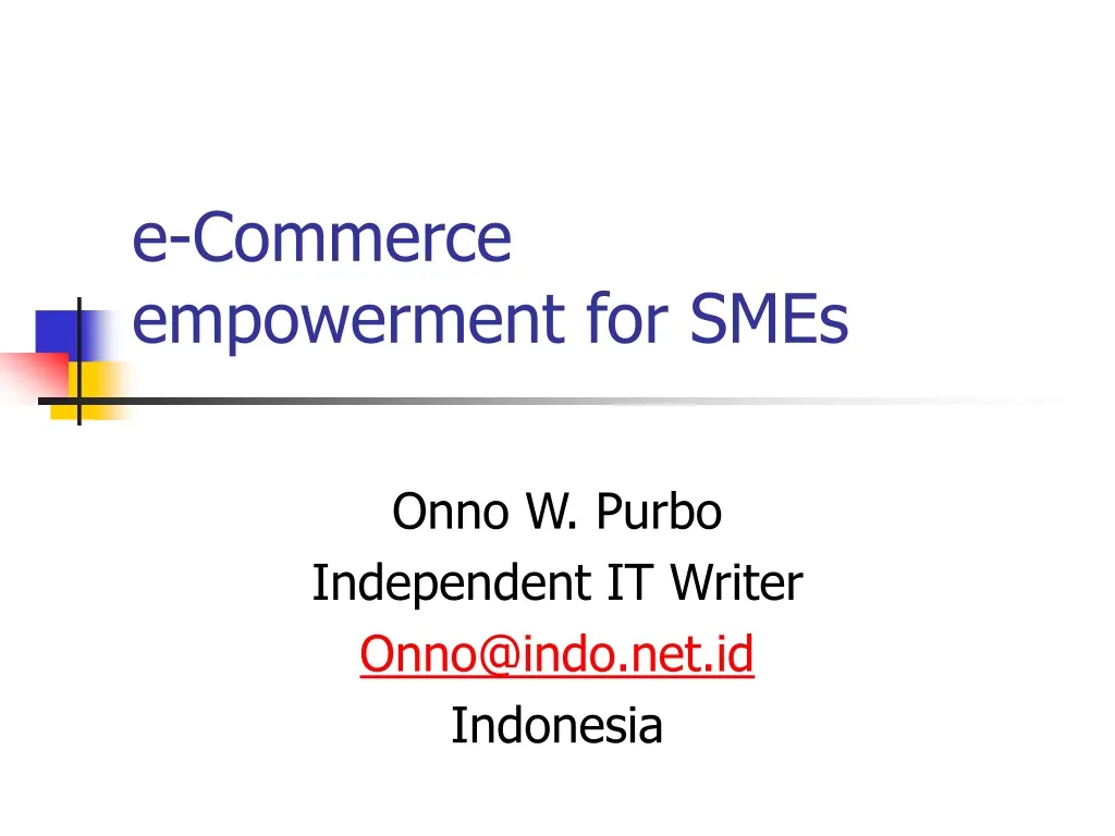 e commerce empowerment for smes