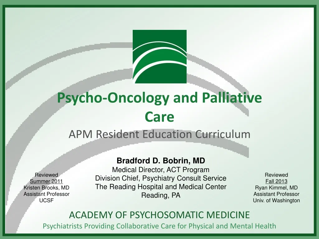 psycho oncology and palliative care
