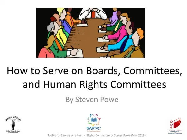 How to Serve on Boards, Committees, and Human Rights Committees