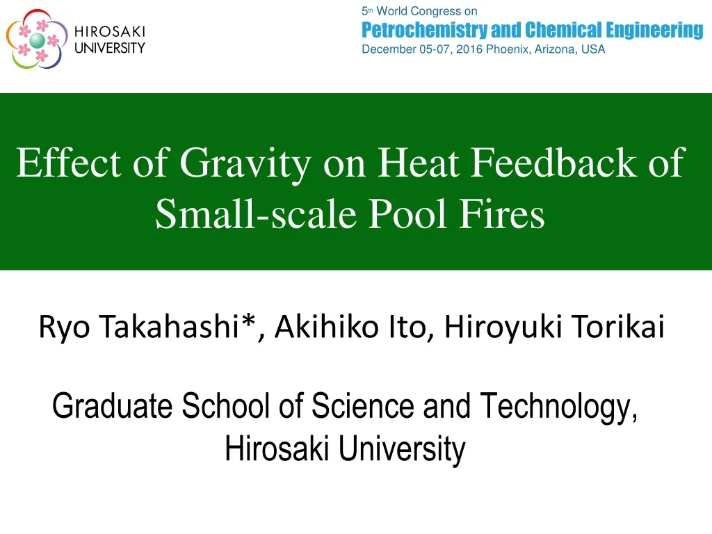 effect of gravity on heat feedback of small scale pool fires