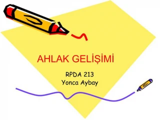 AHLAK GELISIMI - slide 1