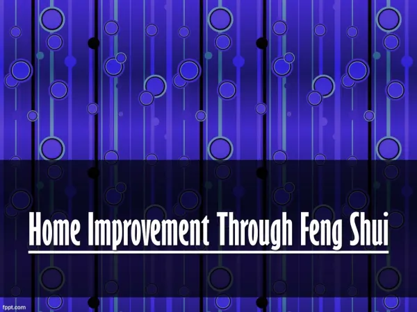 Home Improvement Through Feng Shui