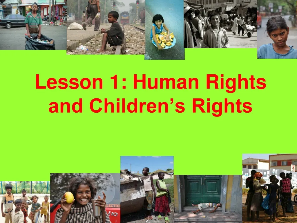 lesson 1 human rights and children s rights