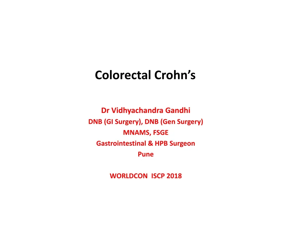 colorectal crohn s