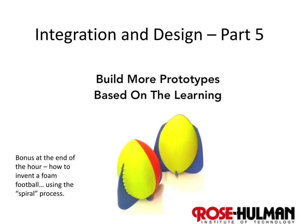 integration and design part 5