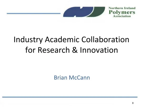 Industry Academic Collaboration for Research Innovation