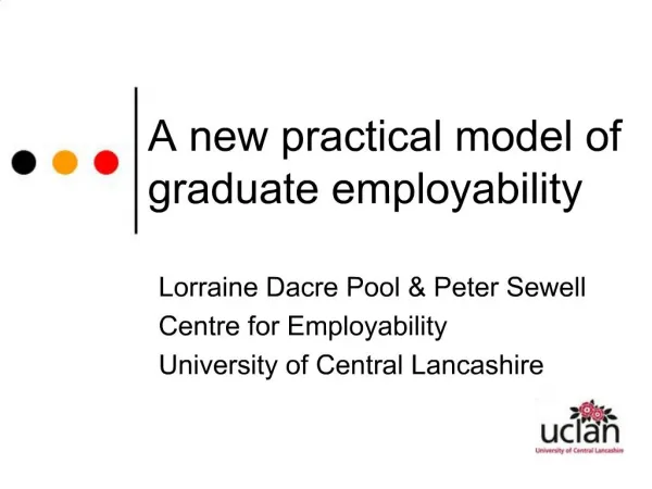 A new practical model of graduate employability