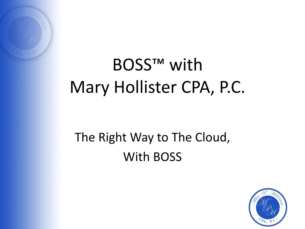 boss with mary hollister cpa p c