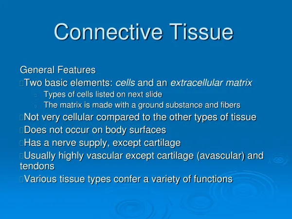 Connective Tissue