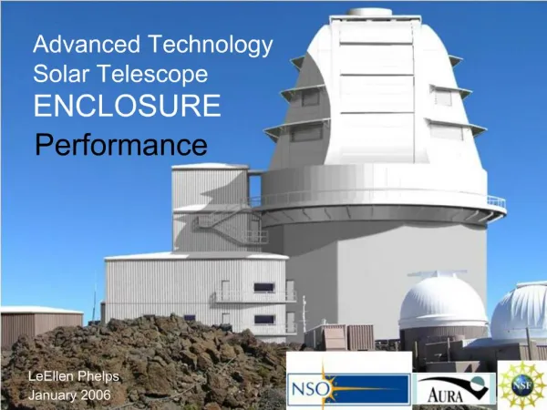 Advanced Technology Solar Telescope ENCLOSURE