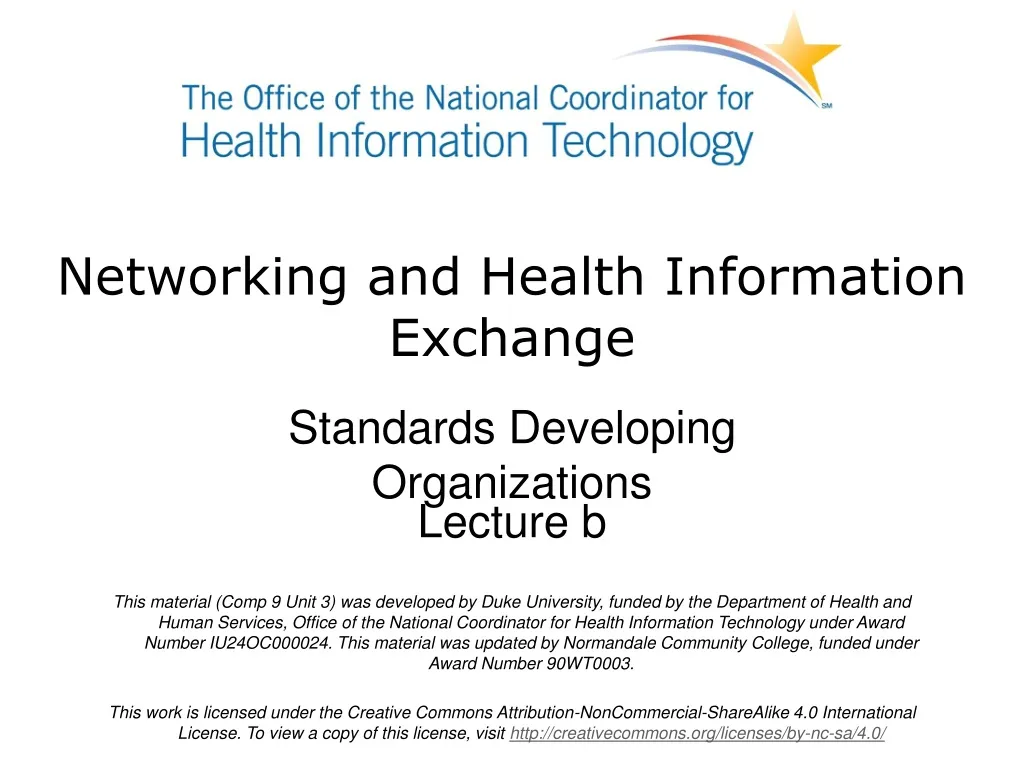 networking and health information exchange