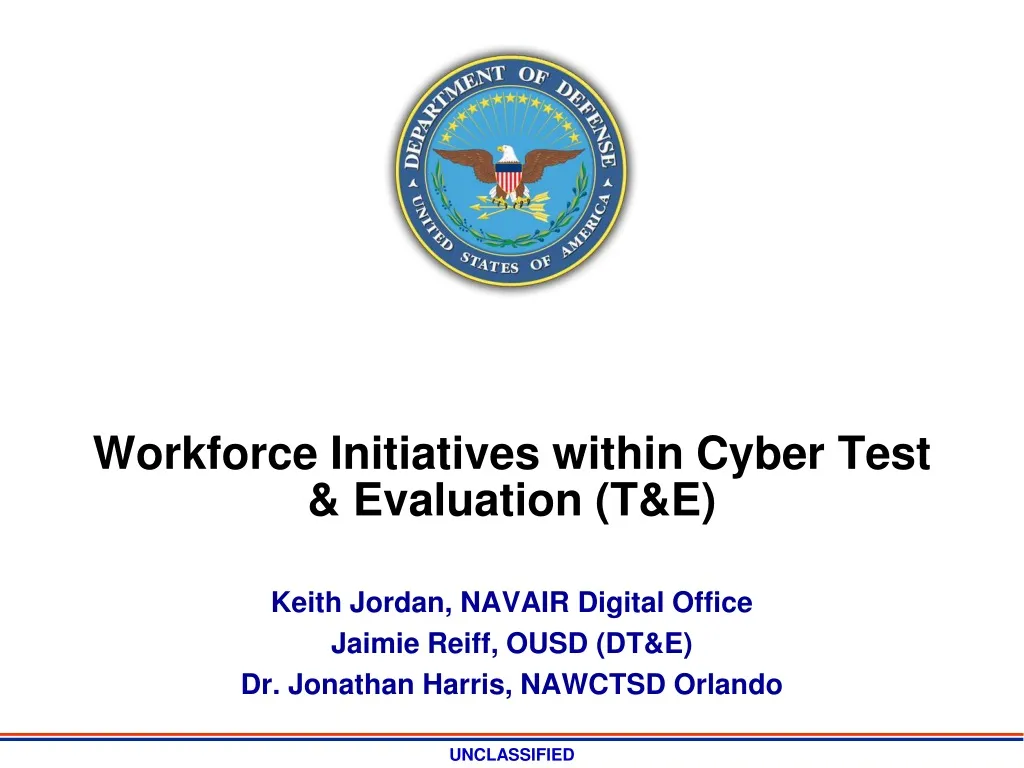workforce initiatives within cyber test evaluation t e