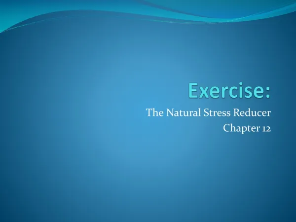 Exercise: