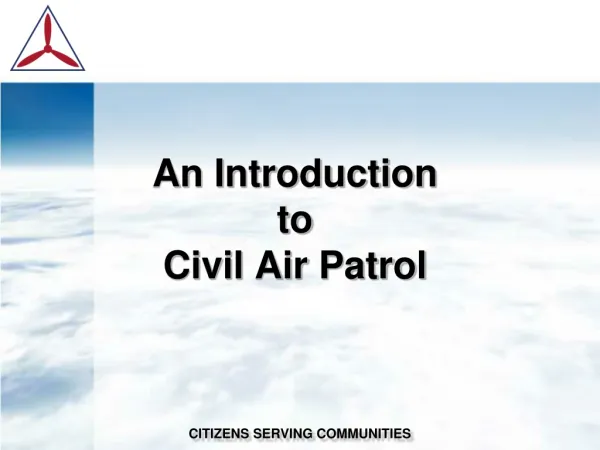 An Introduction to Civil Air Patrol