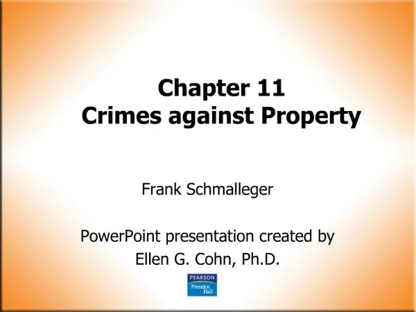 Chapter 11 Crimes against Property