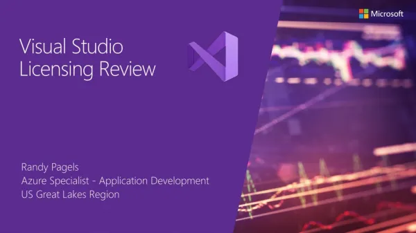 Visual Studio Licensing Review