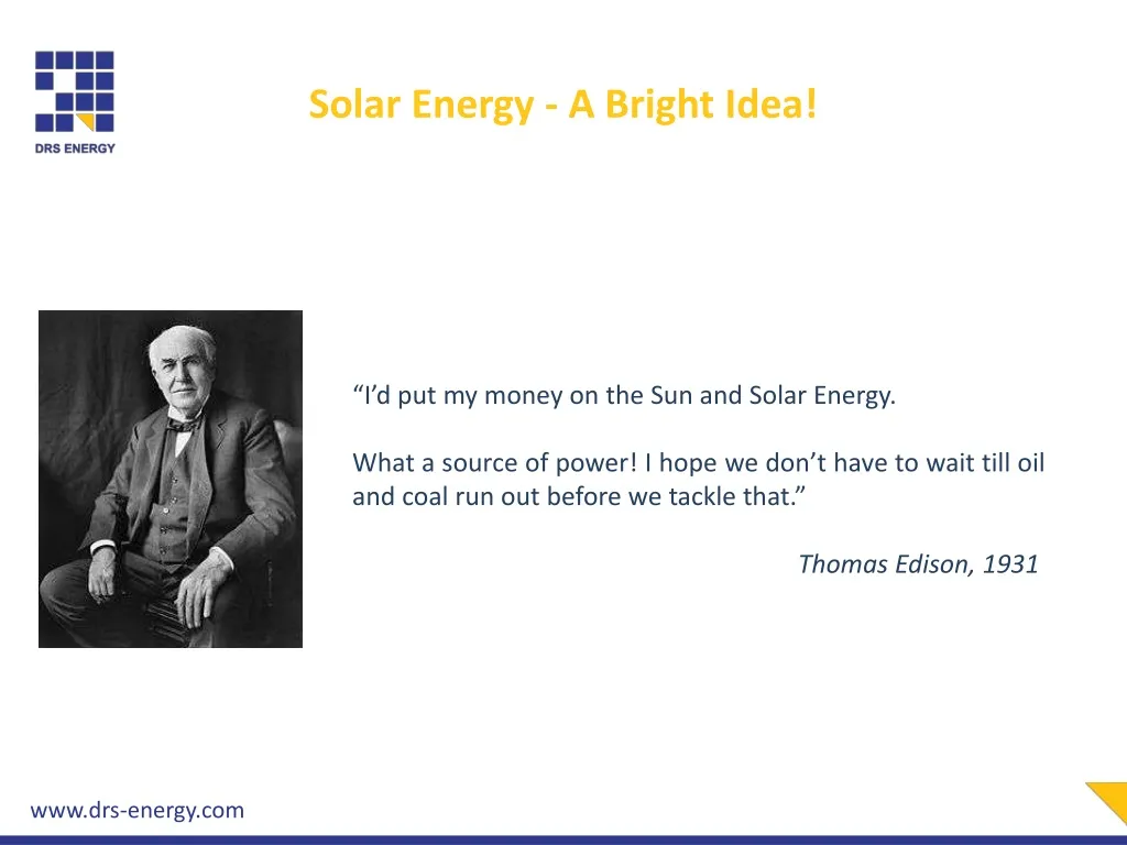 solar energy a bright idea