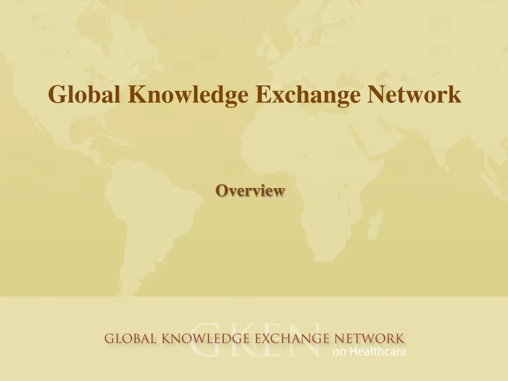 global knowledge exchange network